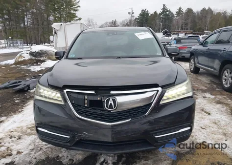 2015 Acura Mdx Technology Package из США, поврежденный, VIN 5FRYD4H40FB010008